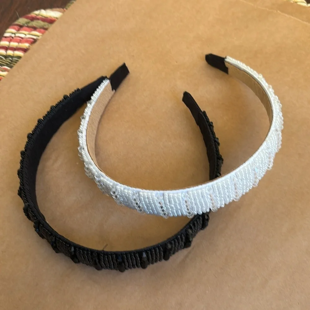Headbands sequins & beads (Set of 2) last pair